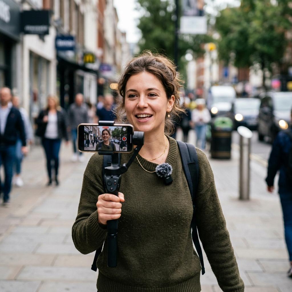 Vlogger Outdoors