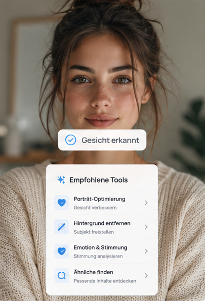 Mit Gesicht